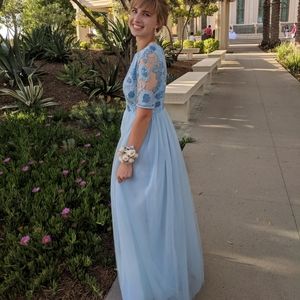 Blue formal dress